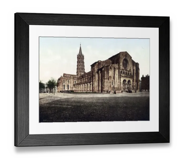 Framed Print : Toulouse. St Sernin Church, France