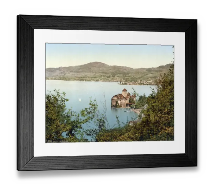Framed Print : Chillon Castle, Montreux, Lake Geneva Framed Print : Chillon Castle, Montreux, Lake Geneva