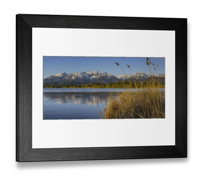 Framed Print : Sunrise, Hopfensee, near Fuessen