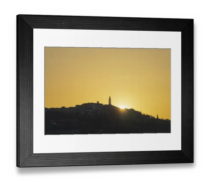 Framed Print : Sunrise, Pienza, Val dOrcia, Orcia Valley