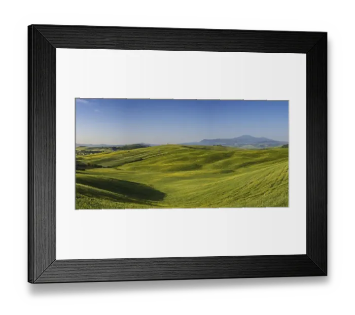 Framed Print : Landscape around Pienza, Val dOrcia Framed Print : Landscape around Pienza, Val dOrcia