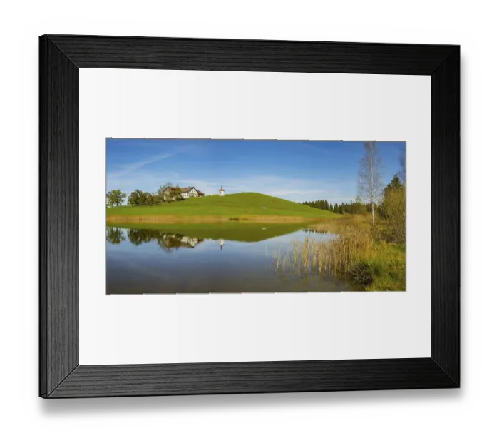 Framed Print : Hegratsrieder See, near Fuessen