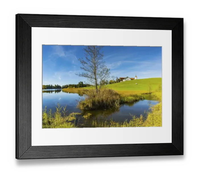 Framed Print : Hegratsrieder See, near Fuessen Framed Print : Hegratsrieder See, near Fuessen