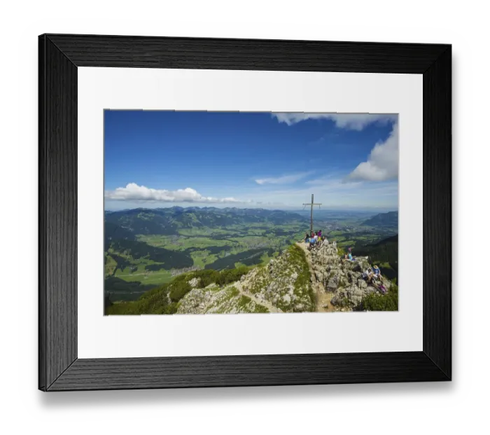 Framed Print : Panorama from the Rubihorn, 1957m Framed Print : Panorama from the Rubihorn, 1957m