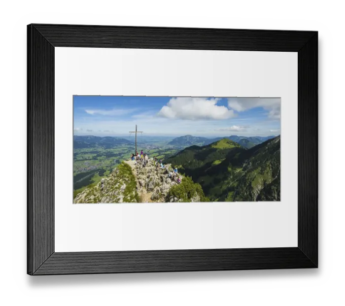Framed Print : Panorama from the Rubihorn, 1957m