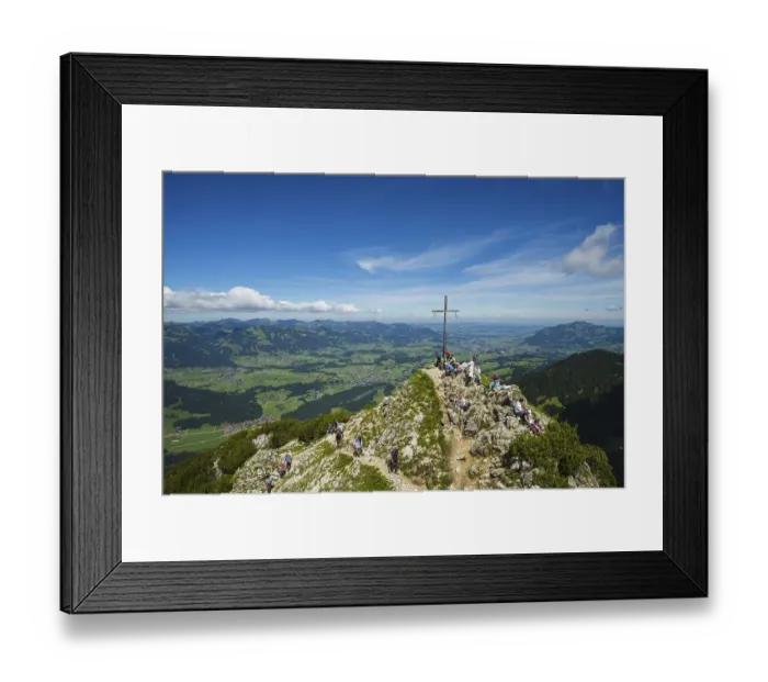 Framed Print : Panorama from the Rubihorn, 1957m