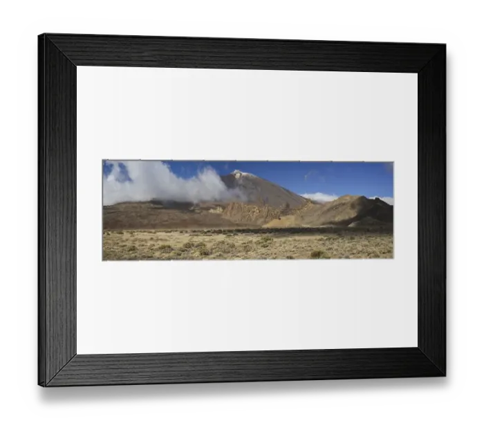 Framed Print : Pico del Teide, 3715m and Roques de Garcia