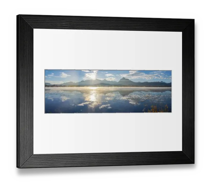 Framed Print : Sunrise, Hopfensee, near Fuessen Framed Print : Sunrise, Hopfensee, near Fuessen