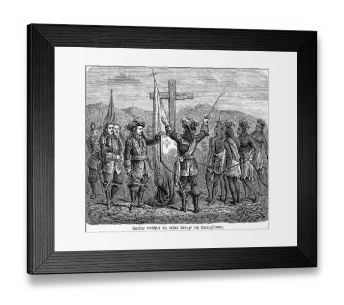 Framed Print : Indians, Europeans, Conquerors