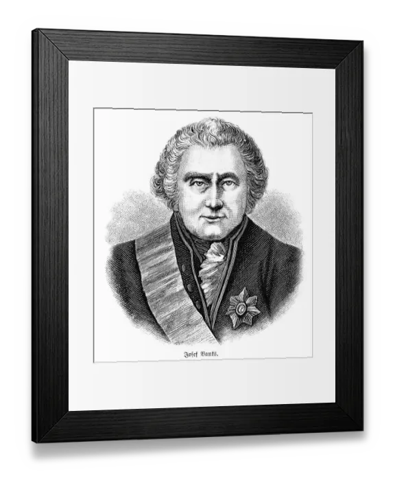 Framed Print : Joseph Banks (1743-1820), portrait