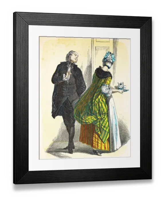Framed Print : Munich picture sheet, costumes Framed Print : Munich picture sheet, costumes