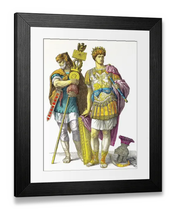 Framed Print : Munich Picture Gallery, Costumes