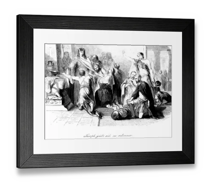 Framed Print : Joseph reveals himself, recognize