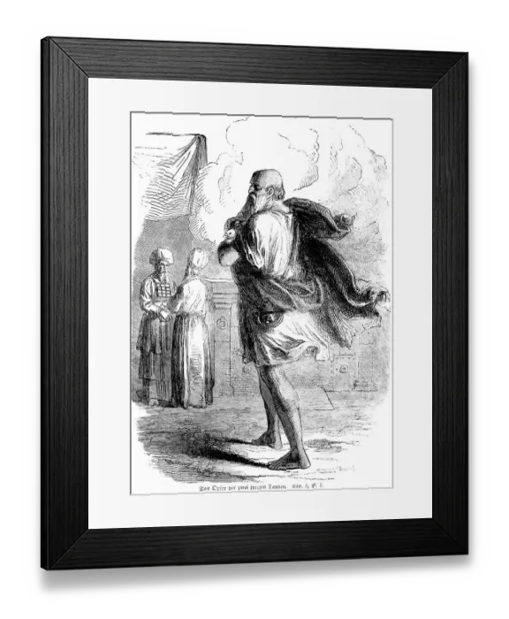 Framed Print : The Sacrifice of the Two Young Doves