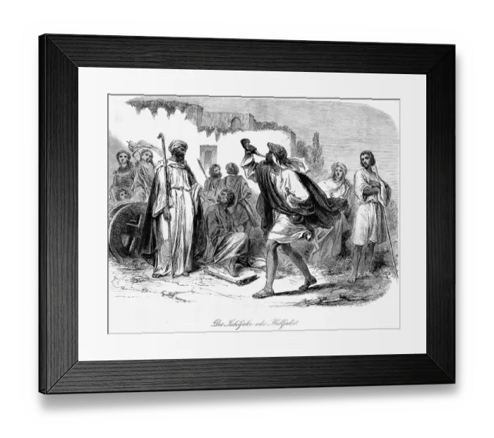 Framed Print : The Jubilee Year (annus iubilaeus) or Hall Year or Year of Remission