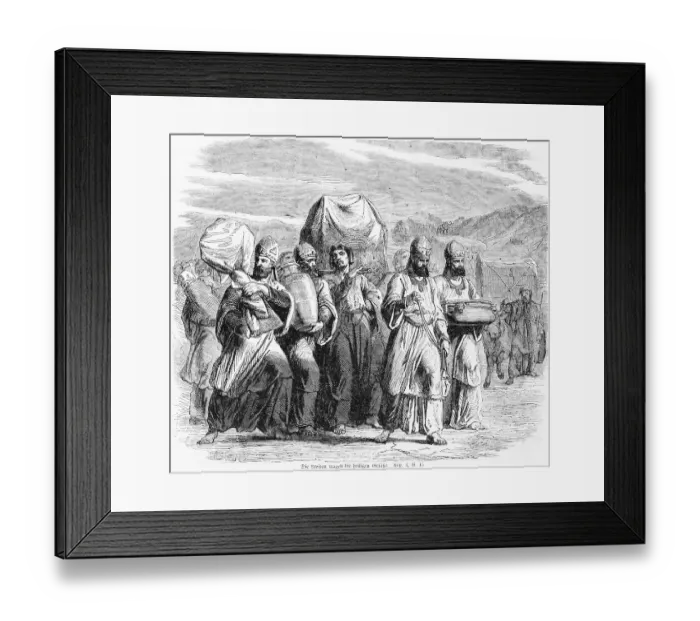 Framed Print : The Levites carry the sacred vessels