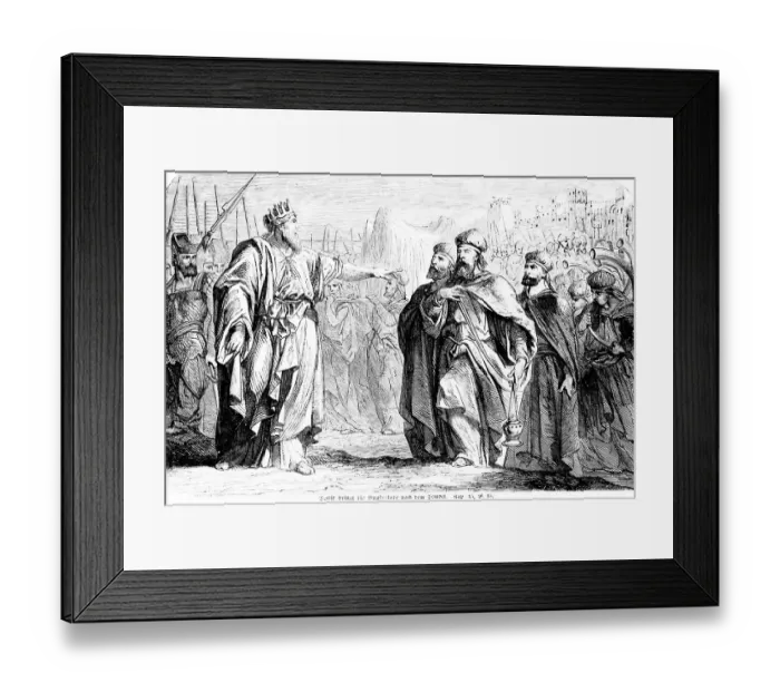 Framed Print : David brings the Ark of the Covenant to the Temple Framed Print : David brings the Ark of the Covenant to the Temple