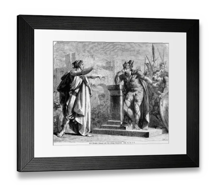 Framed Print : The Prophet Shemaiah in front of King Rehoboam Framed Print : The Prophet Shemaiah in front of King Rehoboam