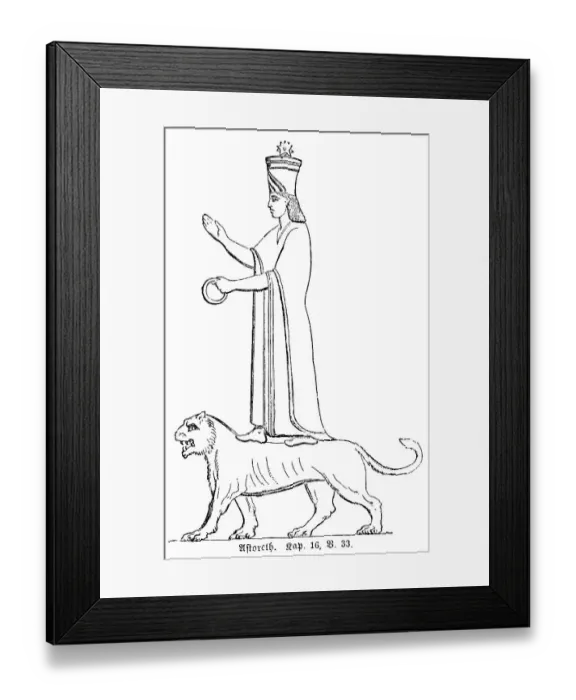 Framed Print : Astoreth, grove, Ahab, Asherah