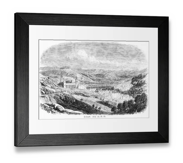 Framed Print : Hebron, Caleb, Indah, Father Enak