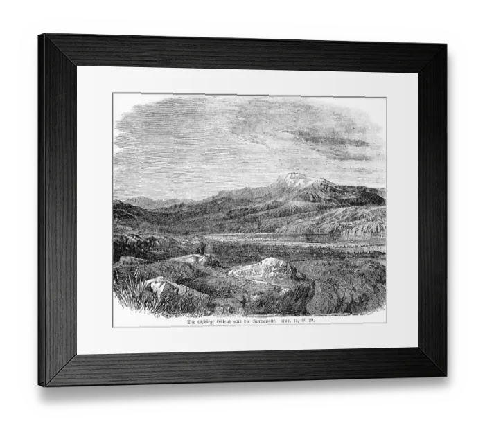 Framed Print : The Mountains of Gilead and the Jordan Framed Print : The Mountains of Gilead and the Jordan