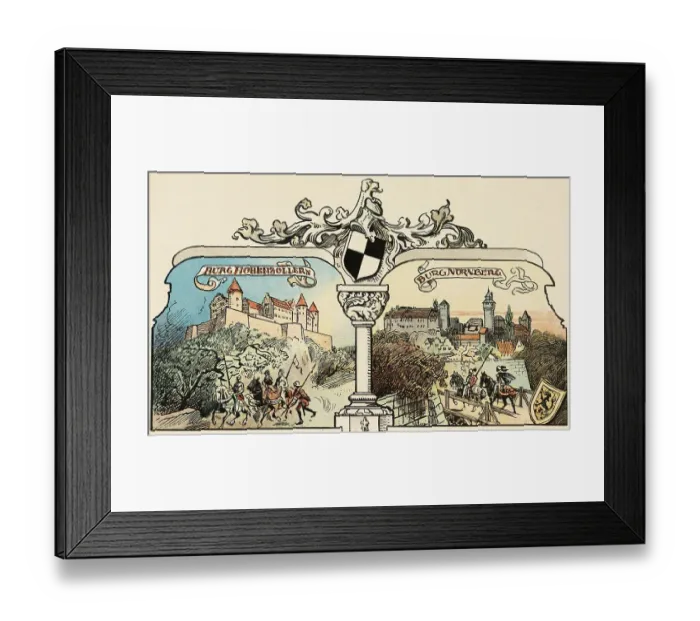 Framed Print : Hohenzollern Castle, Nuremberg Castle