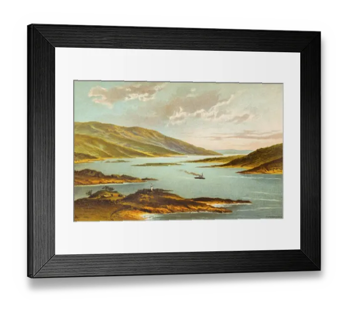 Framed Print : The Kyles of Bute, tributary of the Clyde Framed Print : The Kyles of Bute, tributary of the Clyde