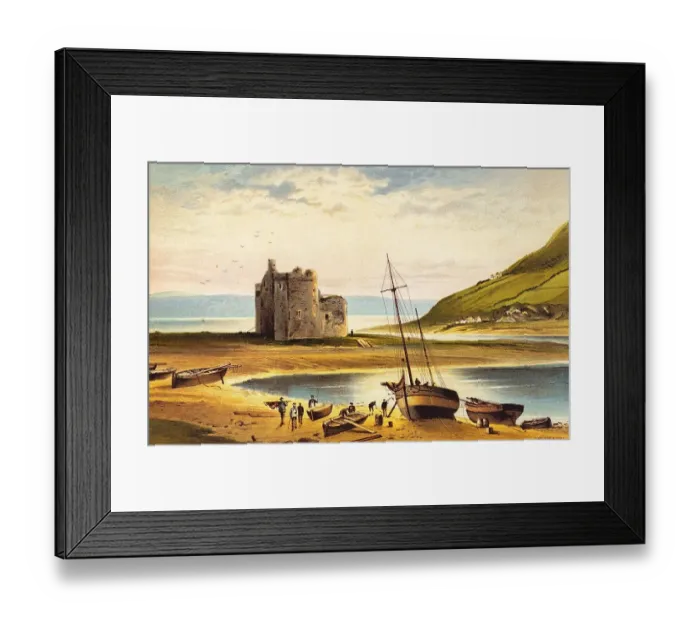 Framed Print : Loch Ranza Castle, Ranza Castle Framed Print : Loch Ranza Castle, Ranza Castle