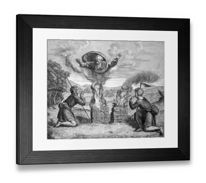 Framed Print : Cain and Abel, The Sacrifice Pleasing to God