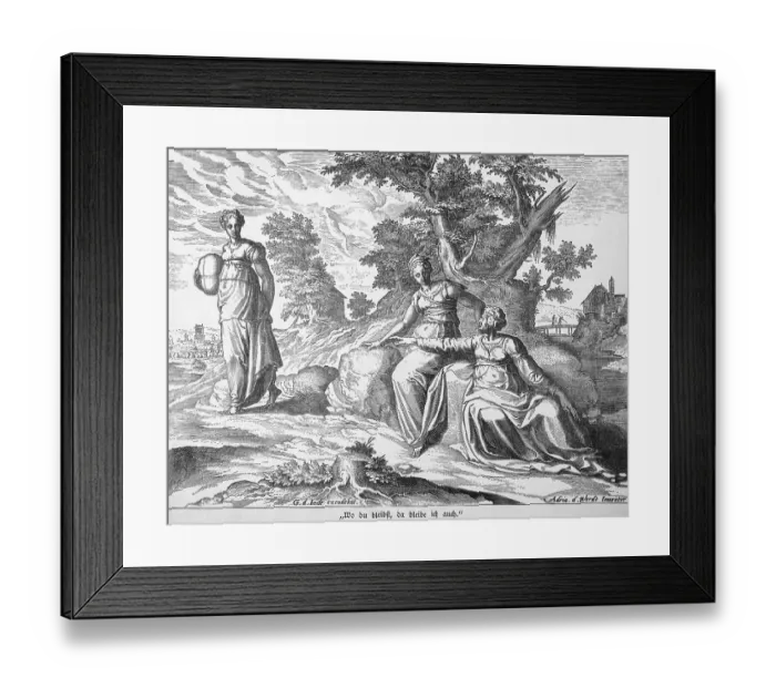 Framed Print : Where you stay, I will stay, Book of Ruth