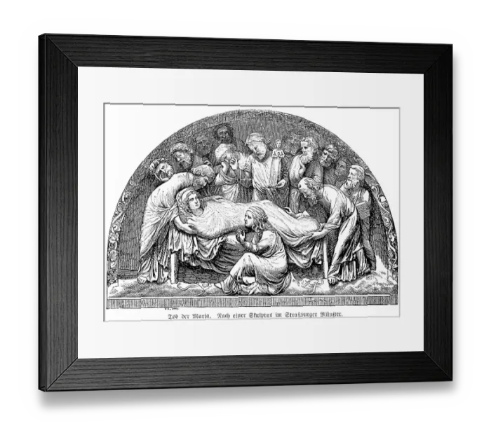 Framed Print : Death of Mary, apostle, religion
