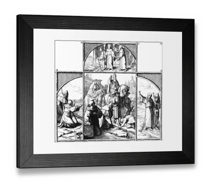 Framed Print : Martin Luther's Journey to Rome 1510 Framed Print : Martin Luther's Journey to Rome 1510