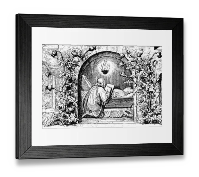 Framed Print : The deceased Martin Luther in a coffin Framed Print : The deceased Martin Luther in a coffin