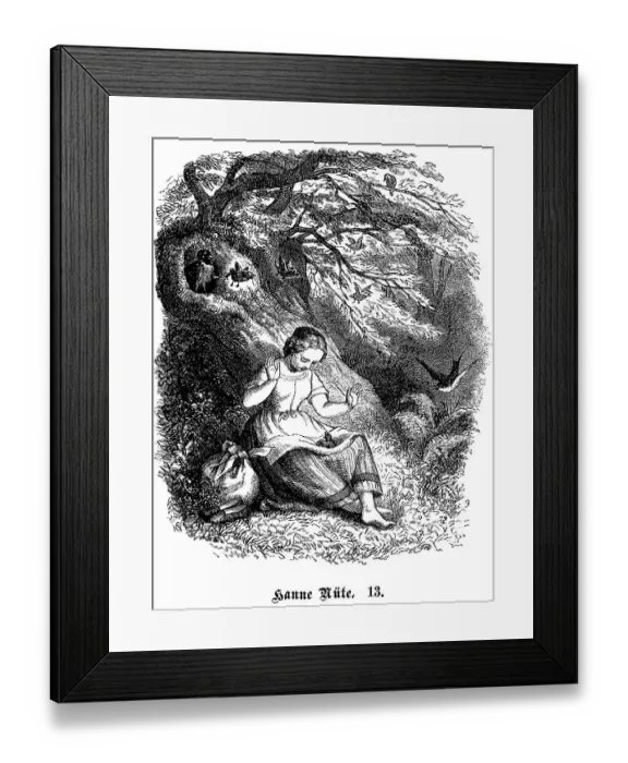Framed Print : Fritz Reuter (1810) (1874) Low German writer and poet Framed Print : Fritz Reuter (1810) (1874) Low German writer and poet