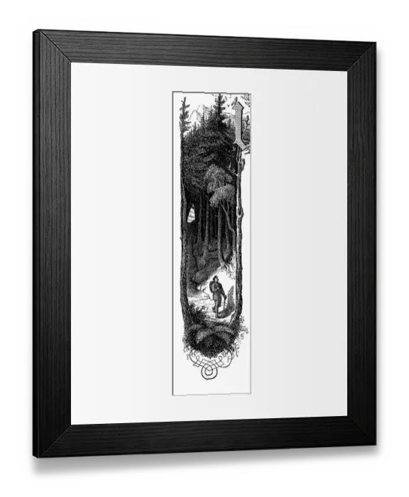 Framed Print : Fritz Reuter (1810) (1874) Low German writer and poet Framed Print : Fritz Reuter (1810) (1874) Low German writer and poet