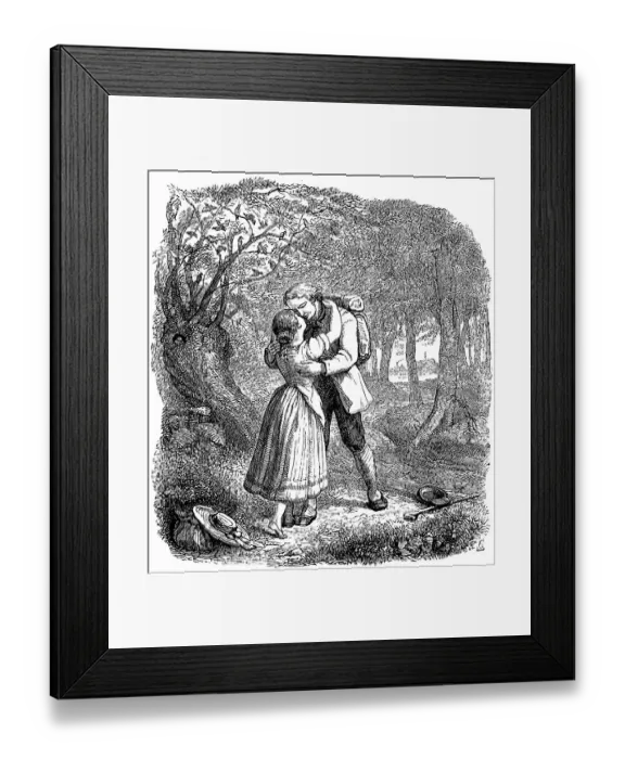 Framed Print : Fritz Reuter (1810) (1874) Low German writer and poet Framed Print : Fritz Reuter (1810) (1874) Low German writer and poet