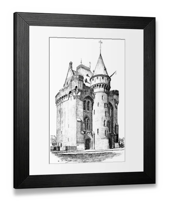 Framed Print : Saint-Gilles or Sint-Gillis, Brussels Region
