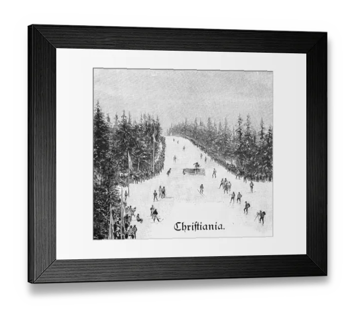 Framed Print : Oslo formerly Christiania, capital of Norway