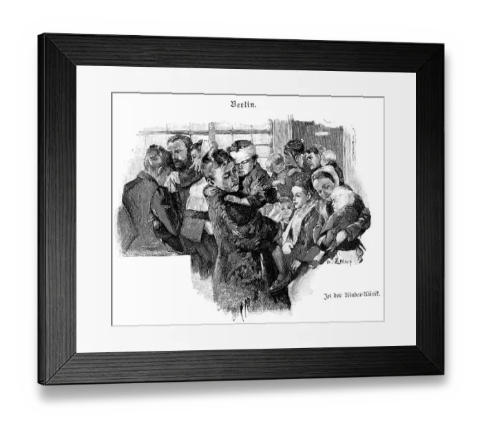 Framed Print : In the children's hospital Framed Print : In the children's hospital