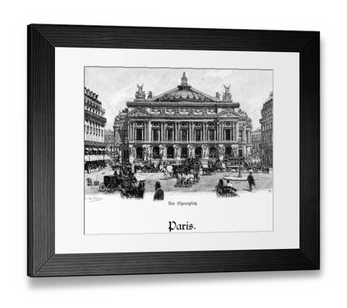Framed Print : Opera Garnier or Palais Garnier