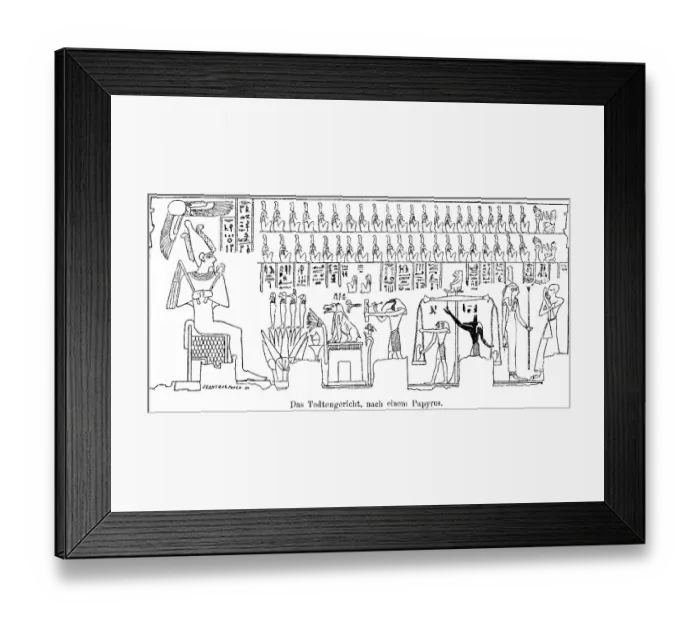 Framed Print : Judgement of the dead, judgement of the dead