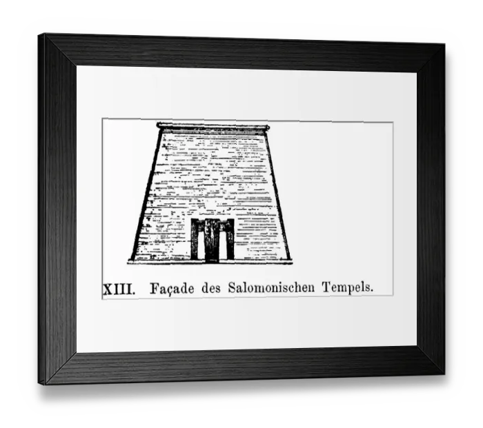 Framed Print : Facade of the Temple of Solomon Framed Print : Facade of the Temple of Solomon