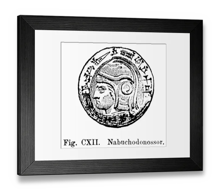 Framed Print : Seal of Nabuchodonosor, King of Babylon Framed Print : Seal of Nabuchodonosor, King of Babylon