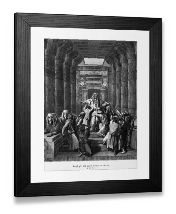 Framed Print : Bible, Joseph reveals himself to his brothers