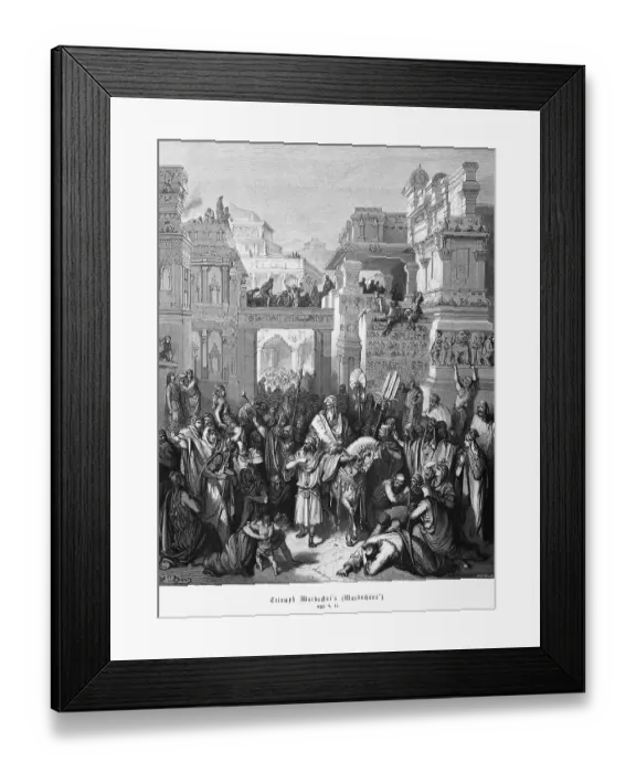 Framed Print : Triumph Mardachais, Esther, chapter 6