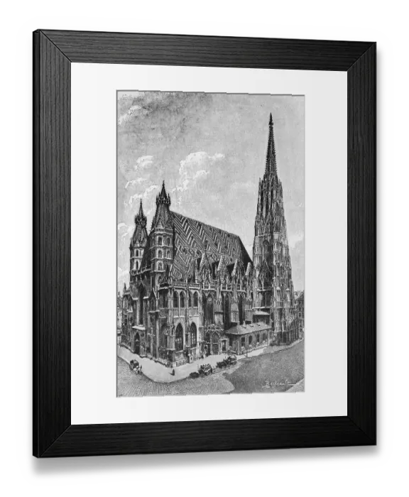 Framed Print : St Stephen's Cathedral in Vienna Framed Print : St Stephen's Cathedral in Vienna