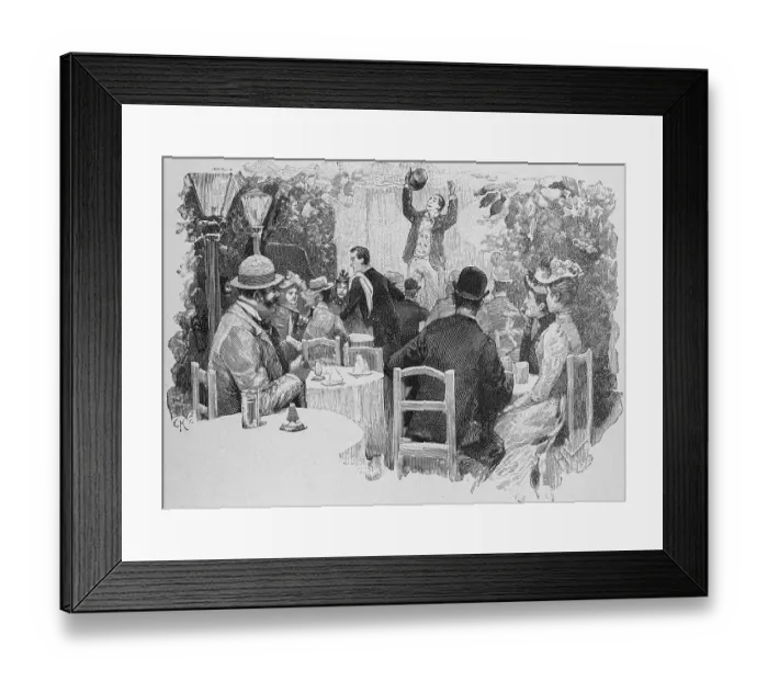 Framed Print : Viennese folk singer, Vienna, performance
