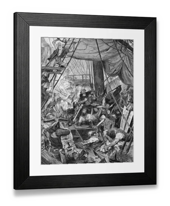 Framed Print : Klaus or Claas Stoertebeker's capture at Heligoland Framed Print : Klaus or Claas Stoertebeker's capture at Heligoland