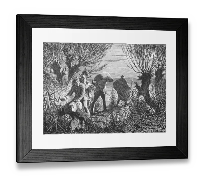 Framed Print : Smugglers on the Baltic Sea shore