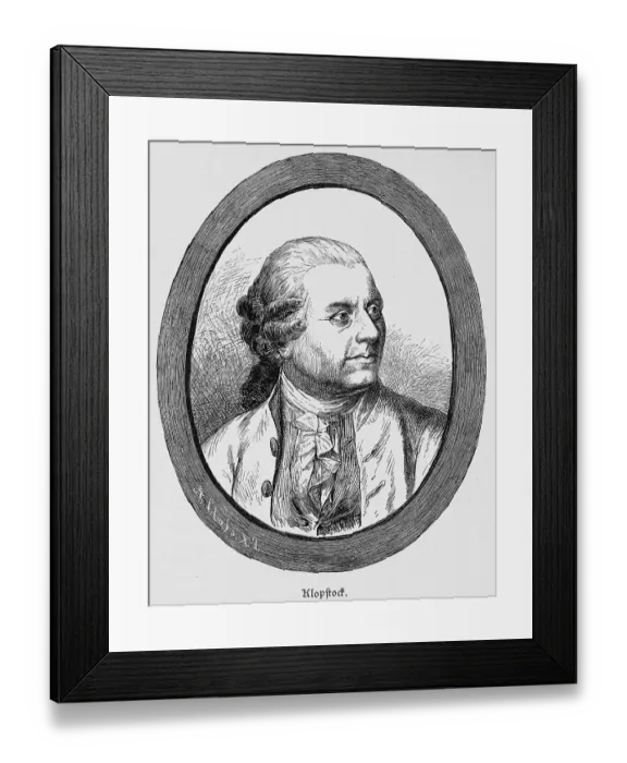 Framed Print : Portrait of Friedrich Gottlieb Klopstock Framed Print : Portrait of Friedrich Gottlieb Klopstock